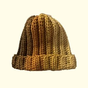 Earth Tones Crochet Beanie